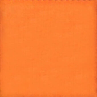 Orange linen fabric square with textured surface, terracotta tone, and subtle weave; darker border suggests vintage aesthetic, egoitaliano blush 301.